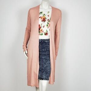 Ambiance Apparel Women Long Cardigan Open Front‎